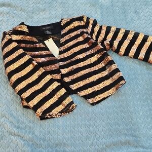 Miss Me Black and Gold Blazer